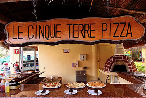 pizzeria buffet restaurant. le cinque terre pizzeria — Cancún all-inclusive resort