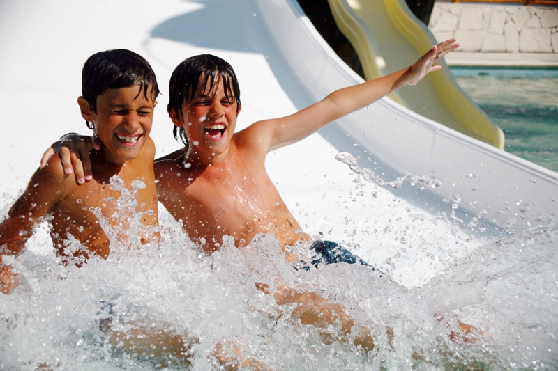 Mini parque acuatico con tobogán en Royal Solaris Los Cabos mini parque acuatico en hoteles solaris con tobogán en Royal Solaris Los Cabos