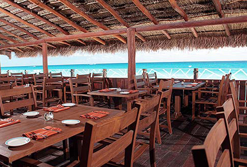 restaurante bogavante en GR caribe - hotel todo incluido